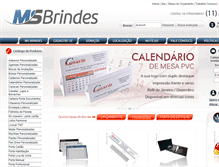 Tablet Screenshot of msbrindes.com.br